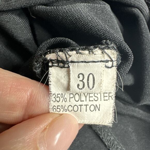 Y2K McBling Black Beaded Flutter Sleeve Top S Rhinestone Pendant Glam Baddie - Picture 10 of 12